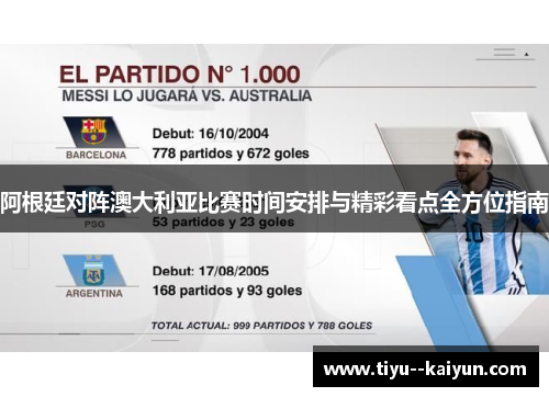 阿根廷对阵澳大利亚比赛时间安排与精彩看点全方位指南